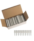 Open box displaying 1000 Pack Collated Concrete Nails 1 Inch 25mm For Cordless Nailer GX Series Compatible Ultra Hard Carbon Steel.