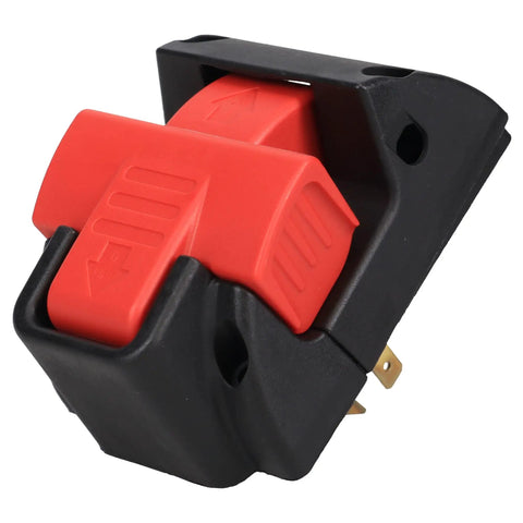 Heavy Duty On Off Toggle Switch For Bosch 4100 And 4100Dg Table Saw Replacement Power Cutoff Button, red and black design.