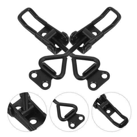 Heavy Duty Adjustable Toggle Latch Clamp With Quick Release Metal Pull Latch For Industrial Tool Boxes, Cabinets, And Workholding Fixtures