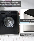 32 By 30 By 2.5 Inch Heavy Duty 304 Stainless Steel Washing Machine Pan With Drain Hole and anti-slip mat