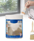 Knock Out Pesky Roof Drips With This Clear Multi Surface Waterproof Sealant For Exterior Walls Interior Tiles And Joints Fast Home Fix That Stops Water Cold In Seconds with brush and gloves.