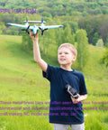 Child holding model airplane using Brass Rod Set 25 Pack 12 Inch Long 3/32 Inch Diameter Solid Round Brass Rods for DIY craft.