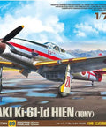 1/72 Kawasaki Ki-61 Id Hien Plastic Model Aircraft Kit With Elongated Nose And Slimline Fuselage box art