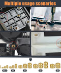 Threaded Inserts for Plastic Kit With Heat Set Inserts And Tips 300 M2 To M6 Brass Knurled Nuts in various applications