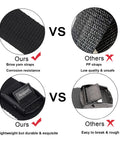 Comparison of Adjustable Cam Buckle Lashing Straps 6 Ft 1 In Wide, Lightweight Yet Sturdy Tie Down Straps Pack Of 4 with brine yarn webbing