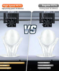 Comparison of high speed PETG vs regular PETG printing; focus on Crystal Clear PETG Filament 1.75mm 1kg for 3D printing speed