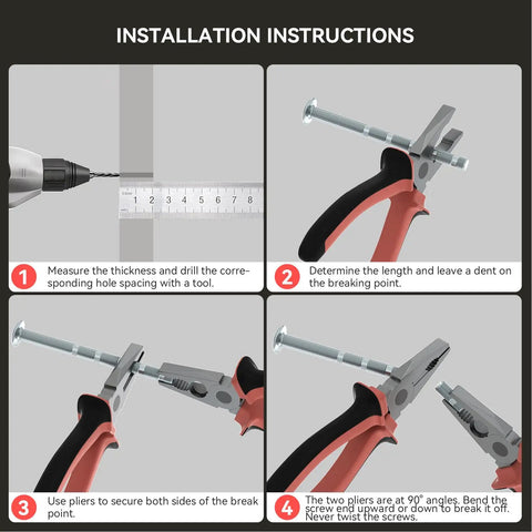 Instruction guide for installing 10 Pack Champagne Bronze Cabinet Knobs Round Dresser Drawer Knobs And Champagne Bronze Cabinet Pulls