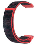 Orange Nylon Quick Release Watch Band For Seiko SKX007 Replacement Strap With Adjustable Hook And Loop Fastener