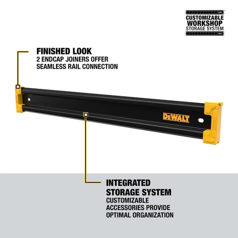 Heavy Duty Tool Organizer Rail For Workbench Mounting, 20 Inch Compact Metal Rail System For Garage Or Shop, Durable Steel Construction Supports Up To 50 Lbs On Nutsert Mounts, Compatible With Standard Workshop Storage Systems.