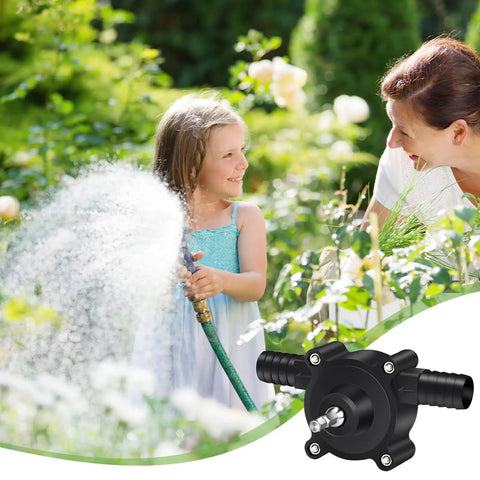 Drill Powered Fluid Transfer Pump for Water Oil Diesel Kerosene Portable Compact Water Pump Handy use with drill in garden watering