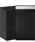 Stack of 4x7 Inch Padded Self Seal Bubble Mailers Pack Of 100 Opaque Black Waterproof Shipping Envelopes With 360 Degree Bubble Cushion