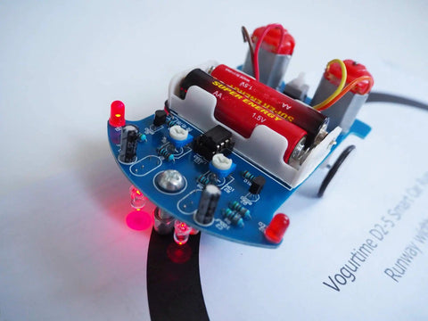DIY Electronics Soldering Practice Kit For Beginners And Hobbyists Learn To Build A Line Following Smart Car With Easy Assembly