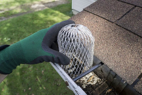 Gutter Guard 3 Inch Expandable Aluminum Filter Strainer That Stops Leaves Debris And Blockage No Fuss In Gutters And Downspouts Heavy Duty Rust Resistant Mesh Easy Install Pack Of 4 For Quick Clog Free Rain Drainage