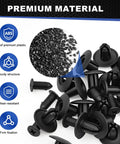 Hella Sturdy Auto Bumper Clip Kit With 120 Pieces In Six Essential Sizes Includes Bonus Fastener Puller Tool For Daily Driver Fixes and durable ABS clips.