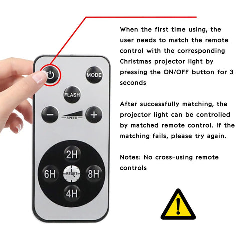 Remote control for Star String Lights 43 Ft 100 LED Warm White Fairy Lights With Extendable Waterproof Design 8 Modes, with instructions.