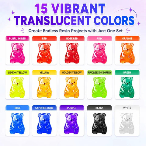 Top Tier Epoxy Resin Dye Set Featuring Fifteen Killer Translucent Liquid Pigments In Compact Bottles For Smooth Blending And Totally Solid Results That Will Truly Become The Ultimate Game Changer For Every Diy Creator