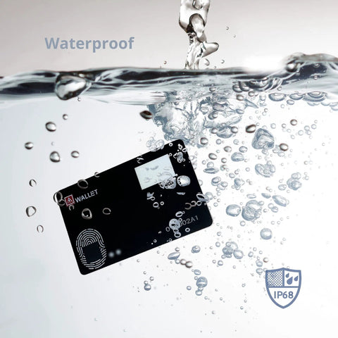 Biometric Fingerprint Crypto Wallet Card With Quick Login For Bitcoin Ethereum And ERC20 Tokens Secure Biometric Security