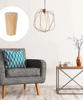 Living room with spotlight on one of Four Pack Wood Furniture Feet Hardwood Round Bun Legs For Sofa Cabinet Table Replacement