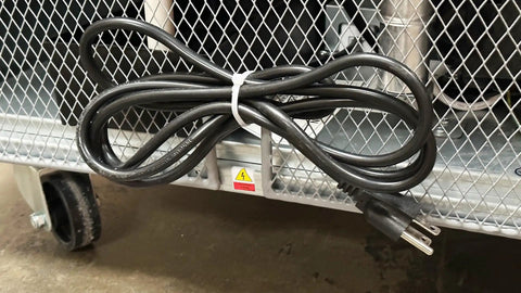 Power cord for Straight Up Tough Commercial Reach In Two Door Freezer With Slick Digital Temperature Control.