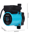 Smooth Operator Hot Water Recirculating Pump Featuring Intelligent Auto Shutoff Sensor Valve, cast iron, 16cm long.