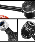 Detailed view of 2 Piece Front Sway Bar Link Kit For Jeep Grand Cherokee WK2 And Dodge Durango 2016 To 2024 components.