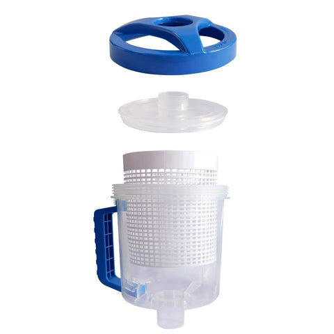 Upgraded Inline Pool Leaf Canister with Easy Open Lid and See Through Basket Fits Hayward W560 W530 Zodiac W26705 Pentair R211084