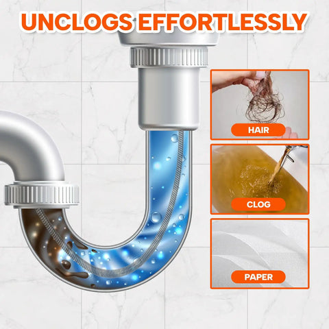 Drain Snake 25 Ft Heavy Duty Flexible Drain Auger Hair Clog Remover For Bathroom Kitchen Sink Shower Tub Pipe Easy To Use Flexible Cleaning Tool For Quick Unclogging