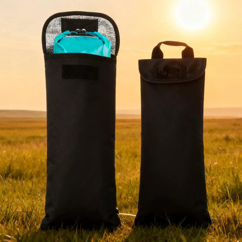 Insulated Hydration Bladder Bag for Outdoor Adventures Keeps Water Cold Longer with 600D Oxford Fabric UV Defense in field