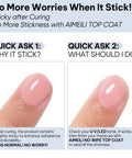 Builder Nail Gel Kit 3Piece Rubber Base And Top Coat Set No Dust Hema Free Vegan Clear High Gloss Gel Sticky Solution