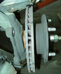 Ford Transit Brake Disc Puller Set For Van Maintenance showing a rotor setup with caliper and bolts