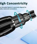 Get That Pipe Threaded Right Upgraded 2-Piece Set Cutter Kit for One Pass Internal and External Threads compatible with Electric Drill.