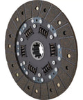 Flathead Ford Nine Inch Clutch Disc With One Three Eighth Inch Ten Spline Hub Packs Tough Organic Friction, showing single friction face and hub.