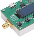 Programmable RF Attenuator Module With 6GHz Range, Digital Attenuation, OLED Display, 0.25dB Step Precision, 0 To 30dB Adjustable, close-up of connectors