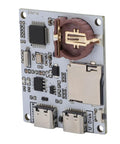 Slick Serial Port Recorder Module With Memory Card Adapter For Hassle Free Timestamp Logging Plug And Chug Usb Type C Hub Hella Smooth Data Archive Gadget For The Tech Crew Today close-up view showcasing USB-C ports and SD card slot.