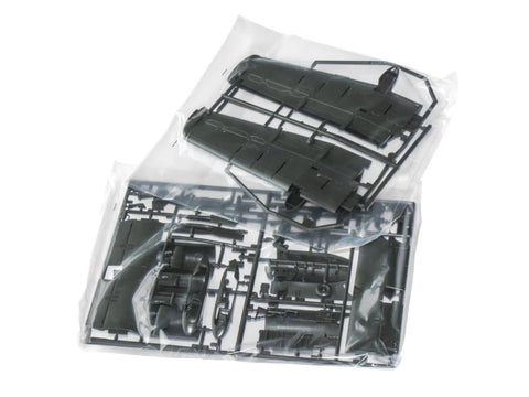 Sprues of 1/48 Scale A-10 Thunderbolt II Plastic Model Kit With Pilot Figure And Ejection Seat, Decals For Five USAF Aircraft