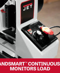 Control panel of 16 Inch Drum Sander With Open Stand For Heavy Duty Woodworking, 1-1/2 HP, 115V Single Phase, Sandsmart Load Monitoring