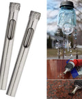 Go-To 10 Pack Diamond Drill Bit Set 6mm (1/4 Inch) Small for glass, ceramics, porcelain, tile marble shown drilling and in use.