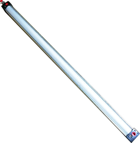 Heavy Duty Air Cylinder Pneumatic Buffer Aluminum Alloy Body With Magnetic Rod Dual Action Single Rod 80 mm Bore By 1000 mm Stroke