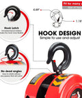 Top Shelf Manual Chain Block Hoist With Double Hook Setup And Precision Load Brakes Built Tough For Six Thousand Pound Lifting Jobs Around The Shop Without Breaking A Sweat hook design with flexible omnidirectional latch
