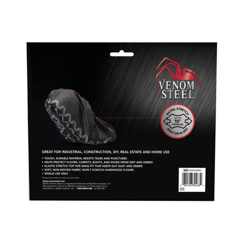 Packaging of Rugged Boot And Shoe Covers That Slip On Easy And Fit Over Boots Tough As Nails Material With Soft Nonwoven Fabric