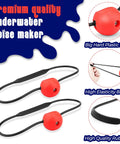 Two Pack Scuba Tank Bangers For Diver Communication And Underwater Safety Signaling, featuring elastic band and plastic ball