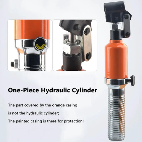 Hardcore Hydraulic Gear Puller Tool Kit Plus Wheel Bearing Separator Set Removes Gears Bushings Pulleys Vertically Or Horizontally With 5 Ton Capacity For Auto Repair Shops Mechanics Need Reliable Tough Tools To Yank Out Stuck Parts Fast, one-piece hydraulic cylinder