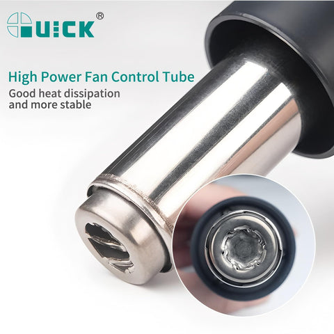 High power fan control tube for Three Channel Hot Air Desoldering Station 881D With ESD Digital Display, Pro Grade SMD Rework Tool