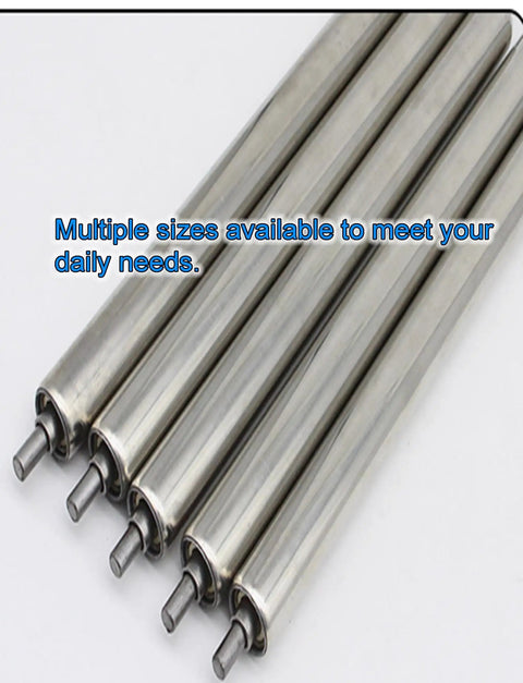 Heavy Duty Built To Last Stainless Steel Conveyor Roller 1 Inch Diameter 550mm Long Unpowered Replacement Slide Roller display