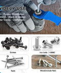 Image showing Heavy Duty Carbide Oscillating Multi Tool Blades Quick Release For Soft Metal Nails Bolts Screws Rebar Copper Pipe Handles.