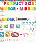 Motivational Bulletin Board Set With Mirrors And Paper Cutouts For Classrooms And Offices Affirmation Station Back To School Decor