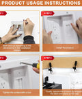 Installation guide for In-Wall Cable Management Kit For TV Mounts, Hidden Recessed Outlet Box With Two-Hole Socket