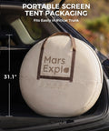Carry bag for 10x10 Ft Pop Up Screen House Tent With Mesh Doors Portable Instant Screen Room Gazebo UV Shield Silver Coated Mesh Easy Setup For Patio Backyard Deck Camping Outdoor Comes With Carry Bag Beige in car trunk