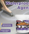 Applying Heavy Duty Invisible Waterproof Coating For Concrete Catch Basin Rims French Drain Guards Yard Grates Sump Boxes With Brush.
