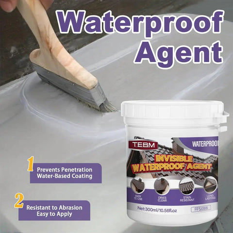 Applying Heavy Duty Invisible Waterproof Coating For Concrete Catch Basin Rims French Drain Guards Yard Grates Sump Boxes With Brush.